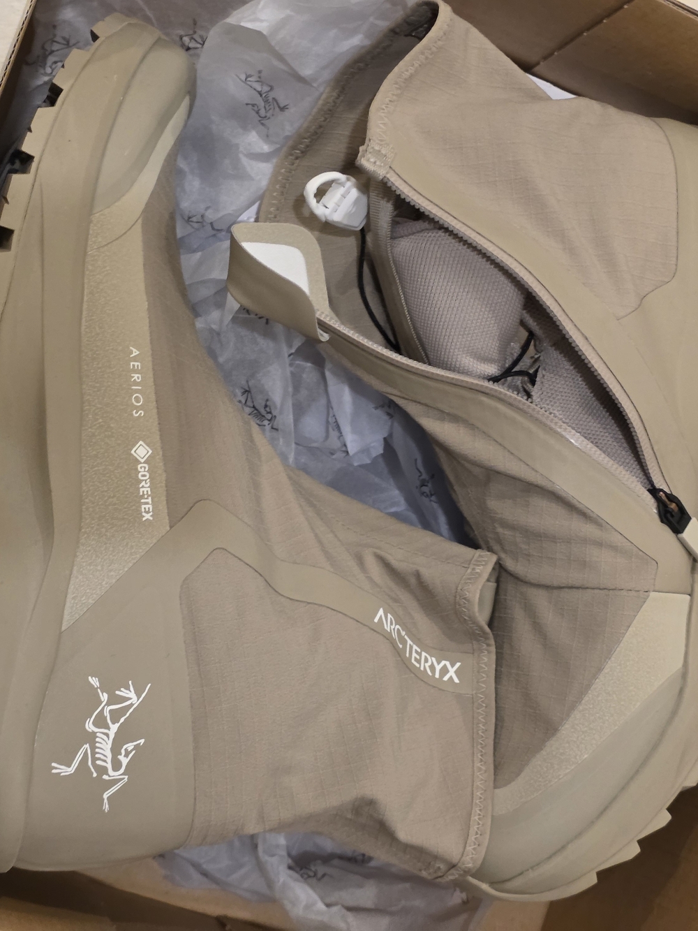 Arc'teryx Men's Beige AERIOS GORE-TEX Boot